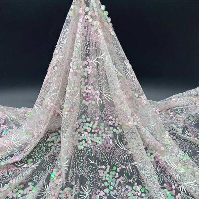 Beads Sequined High Quality DIY Fabric Pink Branches 9mm