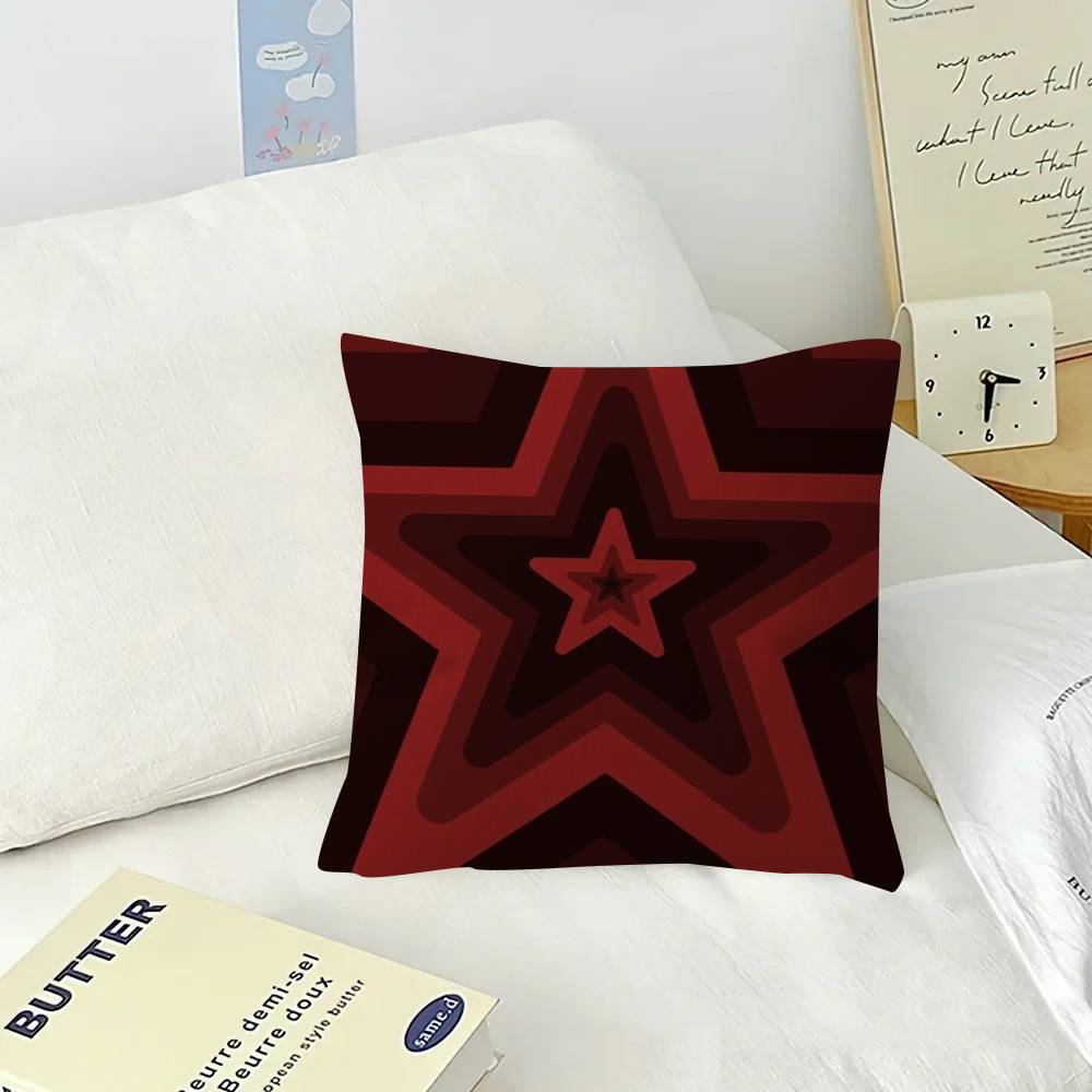 INS Black And Red Cm Cushion Cover Pillow Cover Decor Pillowcase Home Pillowcase for Couch Pillow