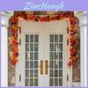 Autumn Artificial Maple Leaf Garland For Wedding Decor And Outdoor Events