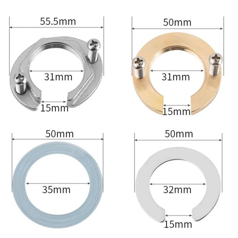 C Type Faucet Locknut Tap Anti-loosing Nut Cap Kitchen Fixing Fitting Kit Washbasin Fixing Tool Fastening Circlip Washer Fixture