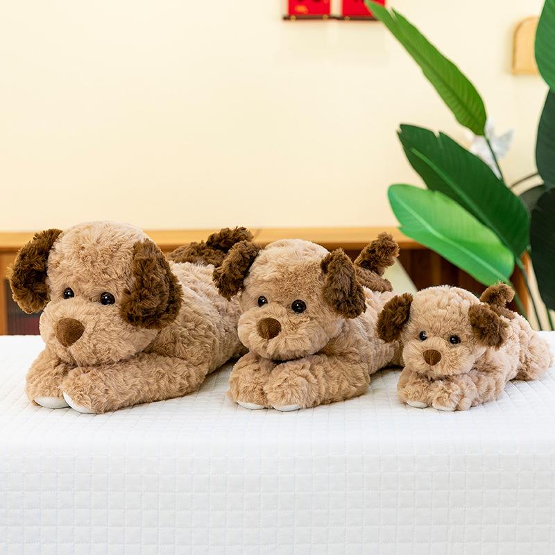 New Product Dog Plush Toy Cute Puppy Doll Bed Sleeping Pillow Children's New Year's Gift