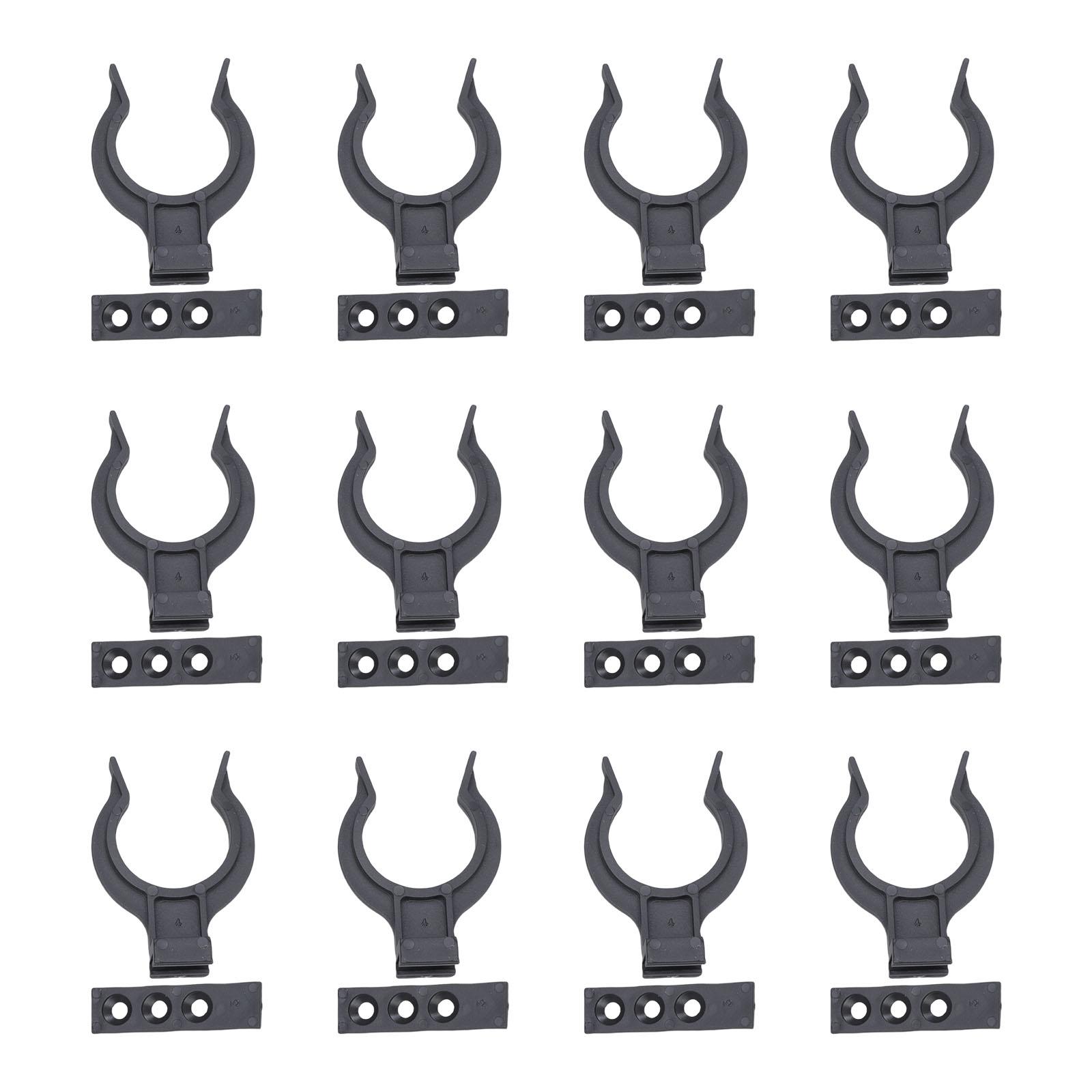 

12Pcs Kitchen Baseboards Fasteners Plastic Clip Skirting Clamp Kitchen Pedestal Fixing Clips for Kitchen Skirting Boards