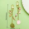 Smiley Cherry & Clover Keychain Pendant for Backpack & Earphone Case