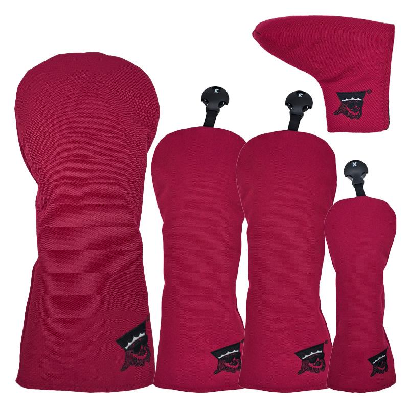 Sada krytů hlavy golfové hole: Ochrana driveru, fairwayové hole, putteru - Nylonová tkanina