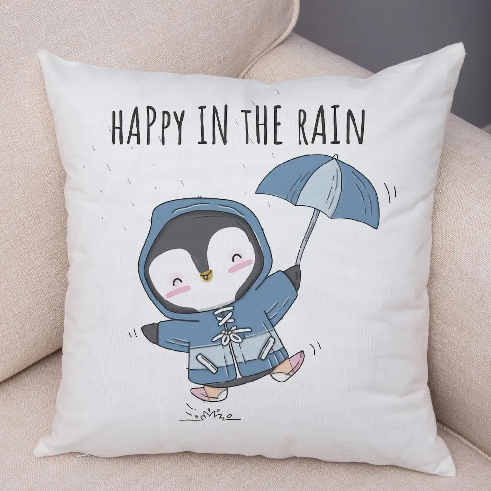 Cartoon Giraffe Monkey Decorative Pillowcase Office Living Room Car Ornaments Home Pillowcase