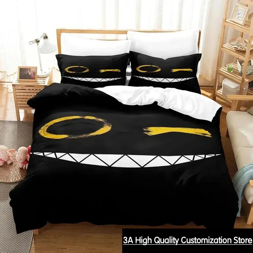 3D Print XOXO Devil Smiling Face Bedding Set Duvet Cover Bed Set Quilt Cover Pillowcase Comforter king Queen Size Boys Adult