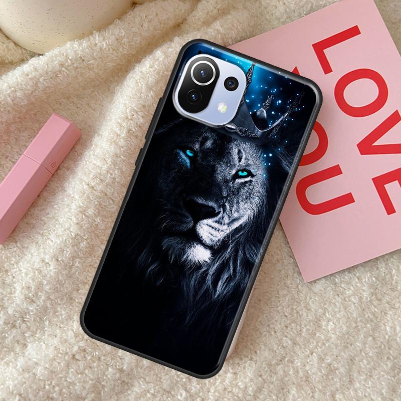 King of jungle Lion Case For POCO X5 X3 X4 F5 Pro F3 F4 GT C40 M5s Phone Cover For Xiaomi 13 11T 12T Pro 12 Lite