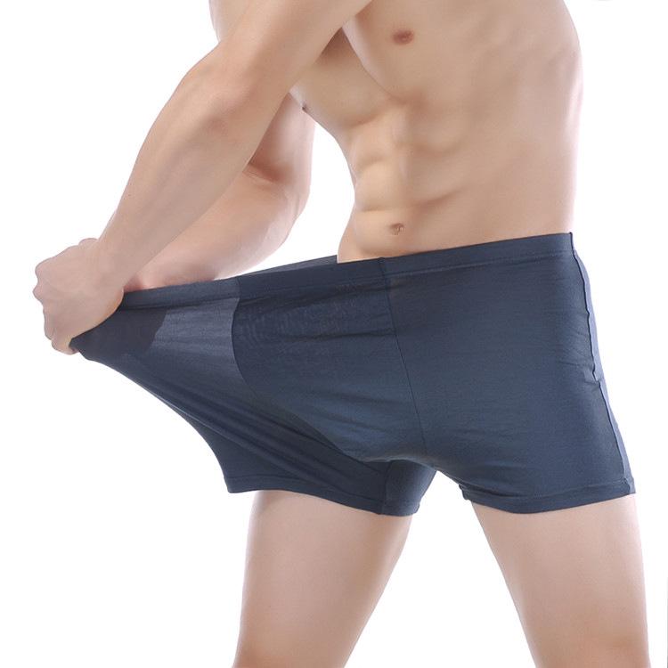 Bamboo Fiber Plus Size Men's Breathable Boxer Briefs & Sports Trunks