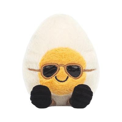 Jellycat Easter Series Boiled Egg with Sunglasses Cute Doll Plush Doll 14cm High
