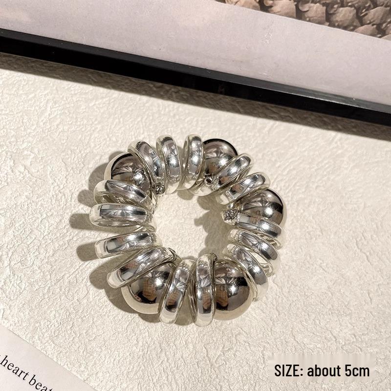 Modische bunte Haargummis - Hochelastische und strapazierfähige Bänder für Damen-Pferdeschwänze