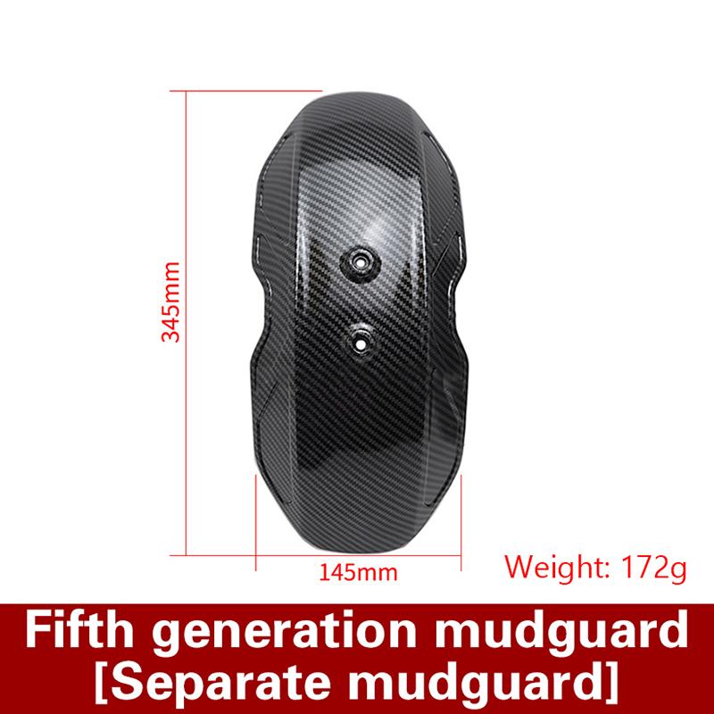 Motorcycle Fenders Carbon Fiber Textured Fenders Electric Vehicle Fenders Universal Carbon Fiber