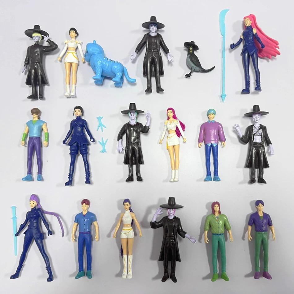 24pcs Random Blind Box 5-12cmAnime KPop Demon Hunters Girl Group RUMI MIRA ZOEY Figure Action Pvc Model Toys Ornaments Gifts