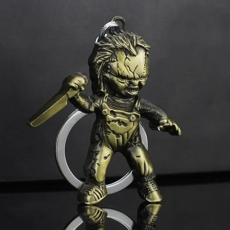 Nowy Wysokiej klasy Delikatny Stop Model Brelok Psychiczny Brąz/Srebrny Akcesoria do Torby