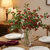 Realistic Artificial Raspberry Branch Plastic Decorative Simulation Flower Long Branches Fruits Blueberry Flowers