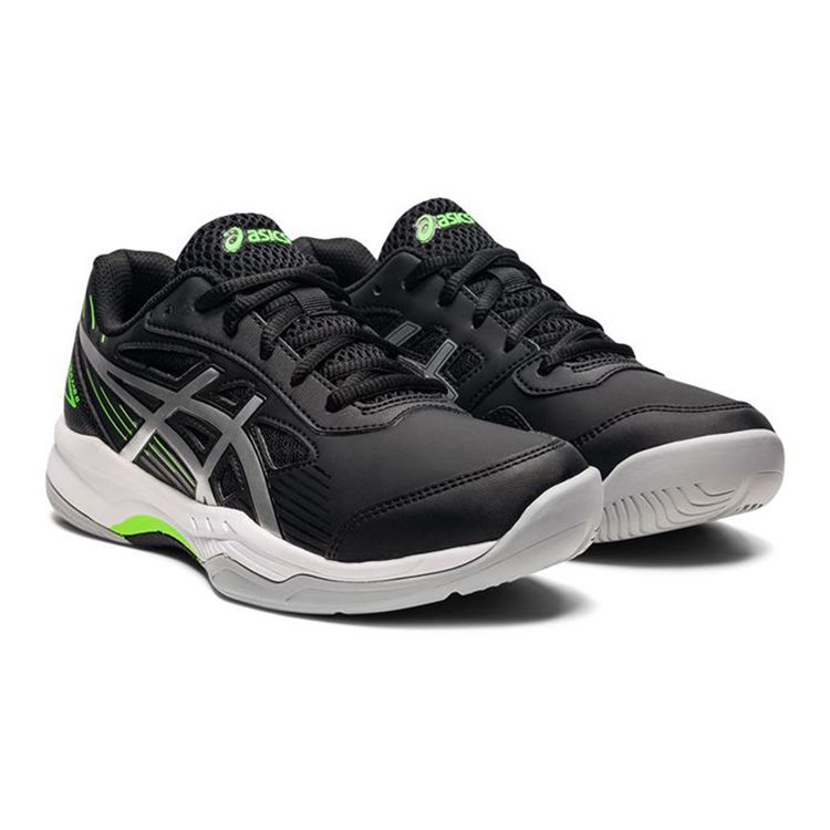 Asics Gel-Game 8 Low Top Kids Running Shoes Black Silver Kids Running Shoes 1044A025-004