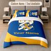 Custom Bedding Set Ifk Göteborg Pattern, Print Name Text 1 Duvet Cover Plus 2 Pillowcases Home Textile
