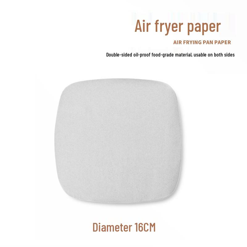 Disposable Square Air Fryer Silicone-Infused Baking Paper for Oil Absorption