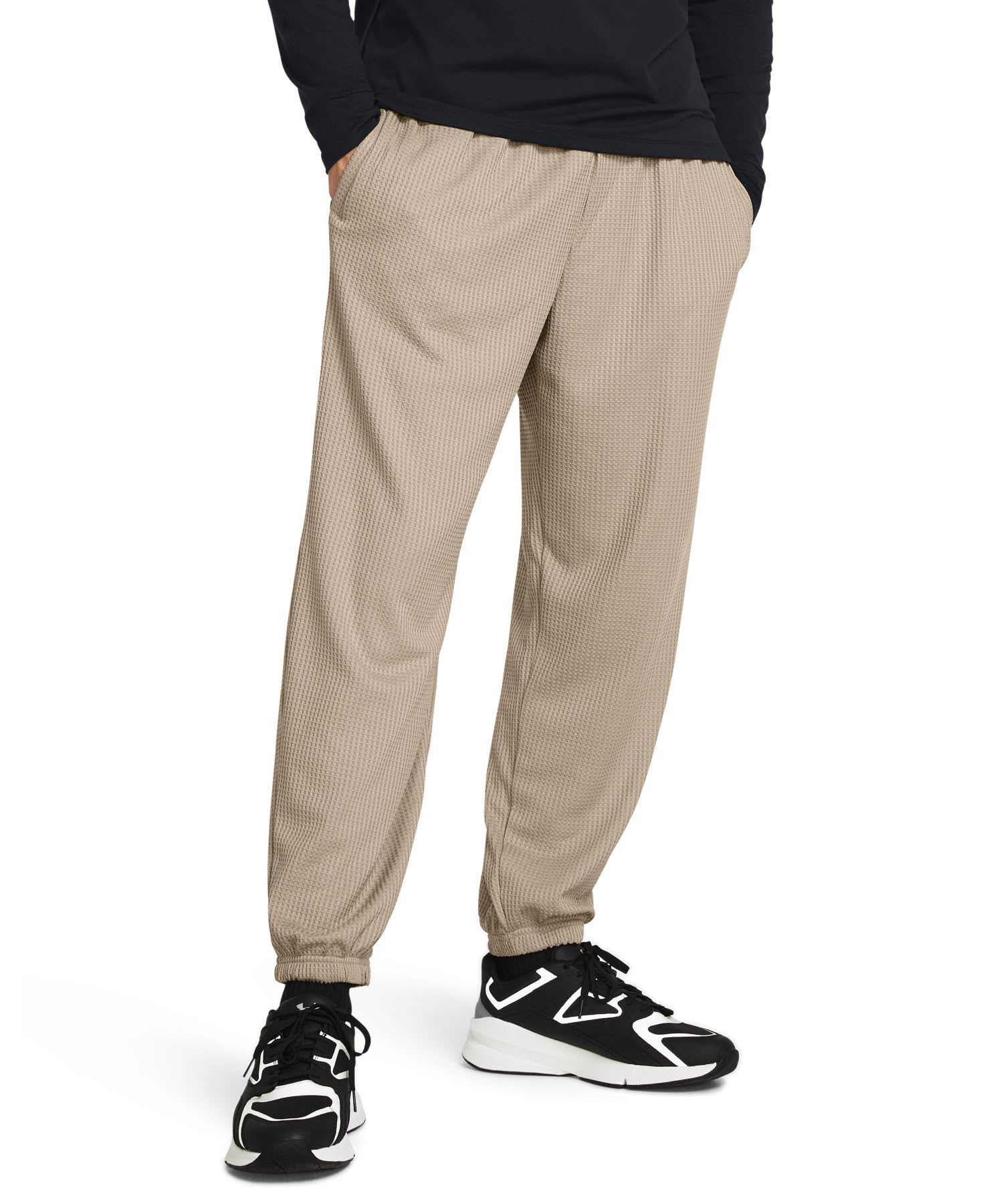 

UA Rival Waffle Jogger Timberwolf Taupe White XL [Under Armor] / /