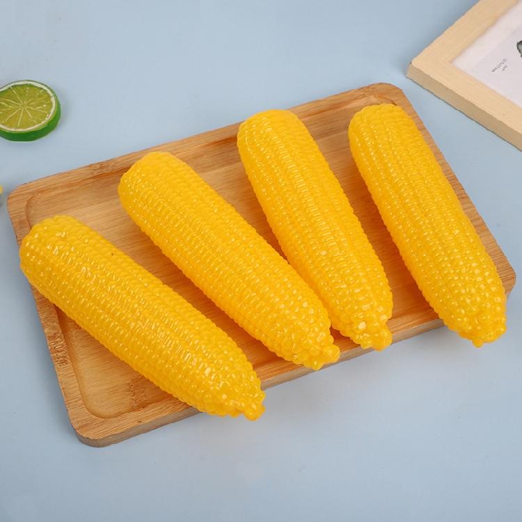 6Pcs Artificial Corn Realistic Corns Models Kitchen Vegetable Decoration for Display Home Decoration Photography
