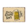 Beer Vintage Metal Tin Sign Chic Home Bar Cafe Poster Wall Decor Art Plaque Pub Tavern Retro Decorative Plates 20*30 CM