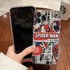 Spiderman Marvel Transparent Phone Case For iPhone 17 Pro Max 17E 11 12 13 14 15 16 Pro Max 15 Plus 17 Air 16E 7 XS Soft Cover