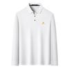 Montagut Men's Breathable Long Sleeve Polo Shirt