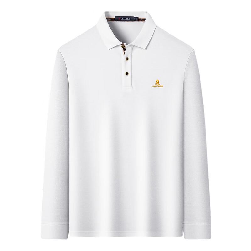 Montagut Men's Breathable Long Sleeve Polo Shirt