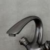 Black free-standing washbasin tap LEXIE FUMAR 1