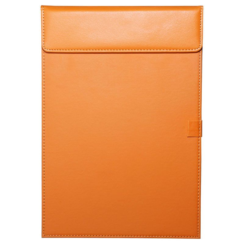 Leather Business Multifunction Writing Board Orange color