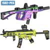 Moc Militär Mp5 Kriss Vector Maschinenpistolen Modell Mini Größe Bausteine Diy Waffe Mikro Steine Spielzeug Kind Junge Geburtstagsgeschenk