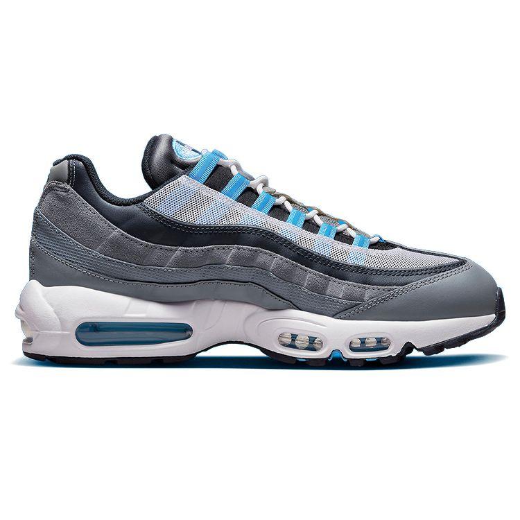Nike Air Max 95 Cool Grey University Blu Uomo Scarpe da ginnastica Dark-Obsidian White DM0011-003
