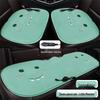 Cartoon Doll Style Heated Car Seat Cushion Set - Three Pieces for Winter Comfort