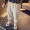 Kids' Winter Lambskin Fleece Pants: Thick, Warm Casual Sportswear for Boys & Girls