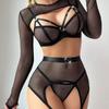 Sexy Bra Set Hollow Sexy Bra Thong Garter Sex Bra Set