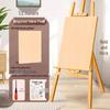 Children's Wooden Easel Art Set: Sketching & Painting Stand for Watercolors and Oils.