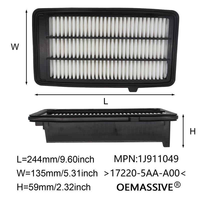For Honda CR-V Civic 1.5T 2016- Combo Air Filter Set 17220-5AA-A00 80292-TF0-G01 Engine Cabin Pollen AC Filter