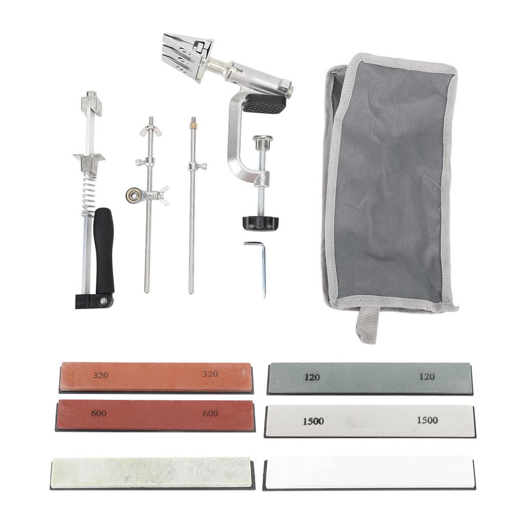 Professional Knife Sharpener Stainless Steel Fixed Angle Multifunctional Precision Adjust Rotation Flip Knife