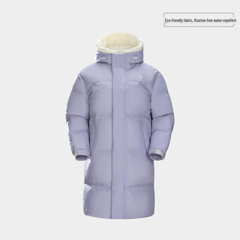 CAMEL Women s Mid-Length High-Collar Down Jacket A23CAPN115 XL