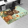 Chair Mat: Cute Bear Family Office Carpet Large Size, Home Decor, Sofa Rug, Gift for Office and Living Room