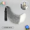 Accessori cosplay in peluche con orecchie e coda di animale grandi fatti a mano per dropshipping accessori coda di volpe coda di lupo