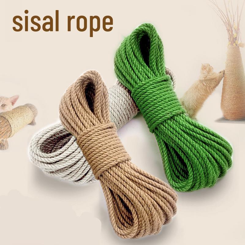 Hydraulic Rod Cat Scratching Post with Sisal Rope & Space Capsule Accessories Sisal Post 7x30cm