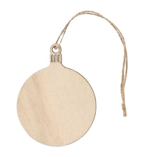 MidOcean Baly Wooden Bauble Hanging Decoration