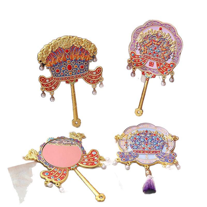 Xianci Palace Museum Retro Court Style Handheld Makeup Mirror