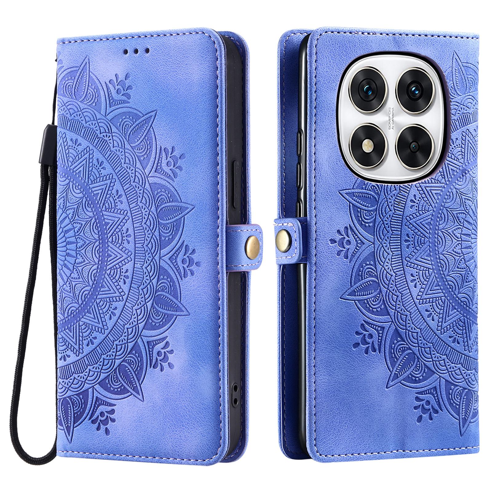 

Wallet Case for Xiaomi Redmi Note 14 Pro+ 5G/14 Pro 5G/Poco X7 5G Leather Phone Cover Skin Feel Totem Imprinted C