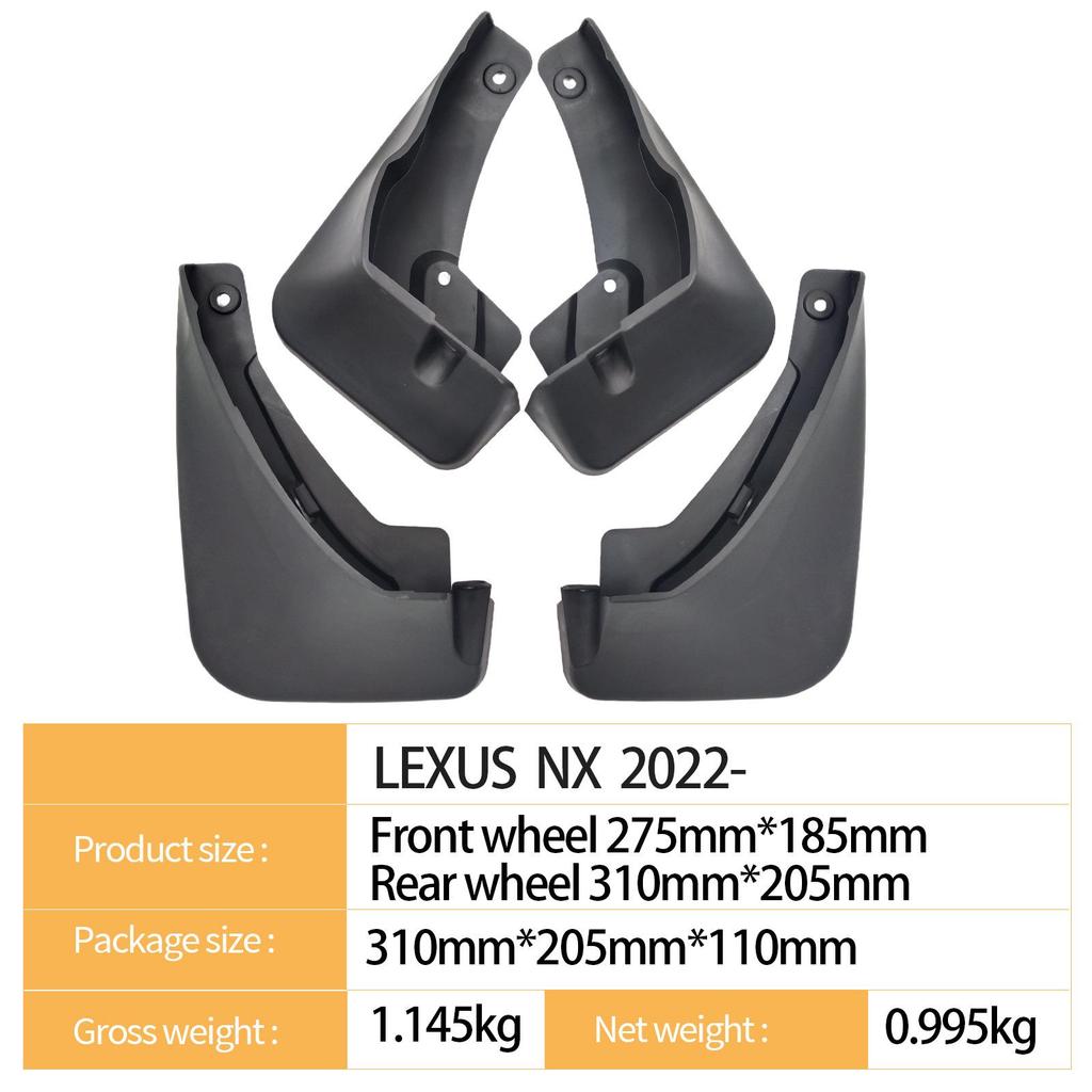 2022 Błotniki Lexus NX - Zaprojektowane z myślą o kompatybilności transgranicznej