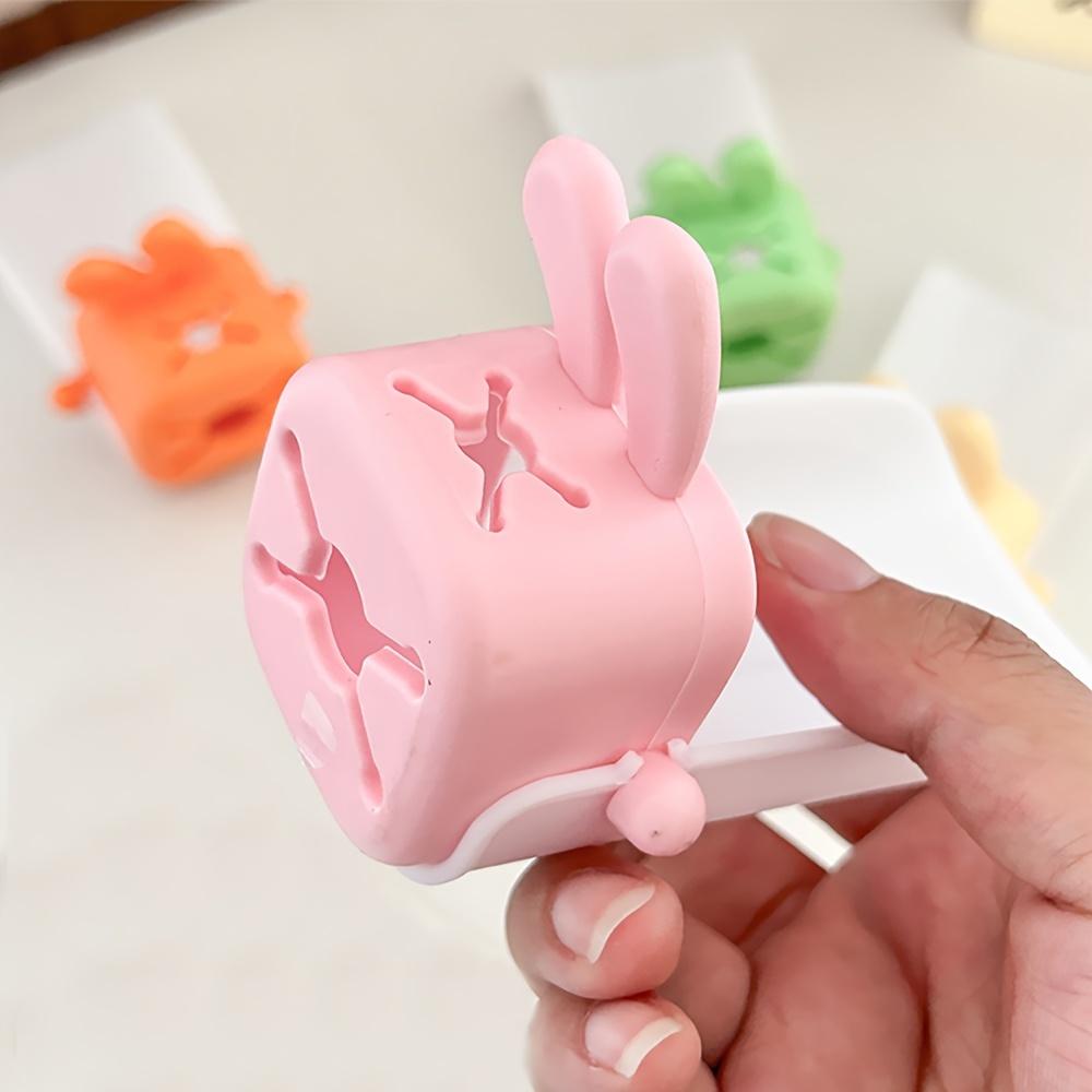 U-Shaped Faucet Extender with Cute Bunny Design - Durable Polyester Kitchen Sink Faucet Extender, Drinking Water Safe, Easy Installation
