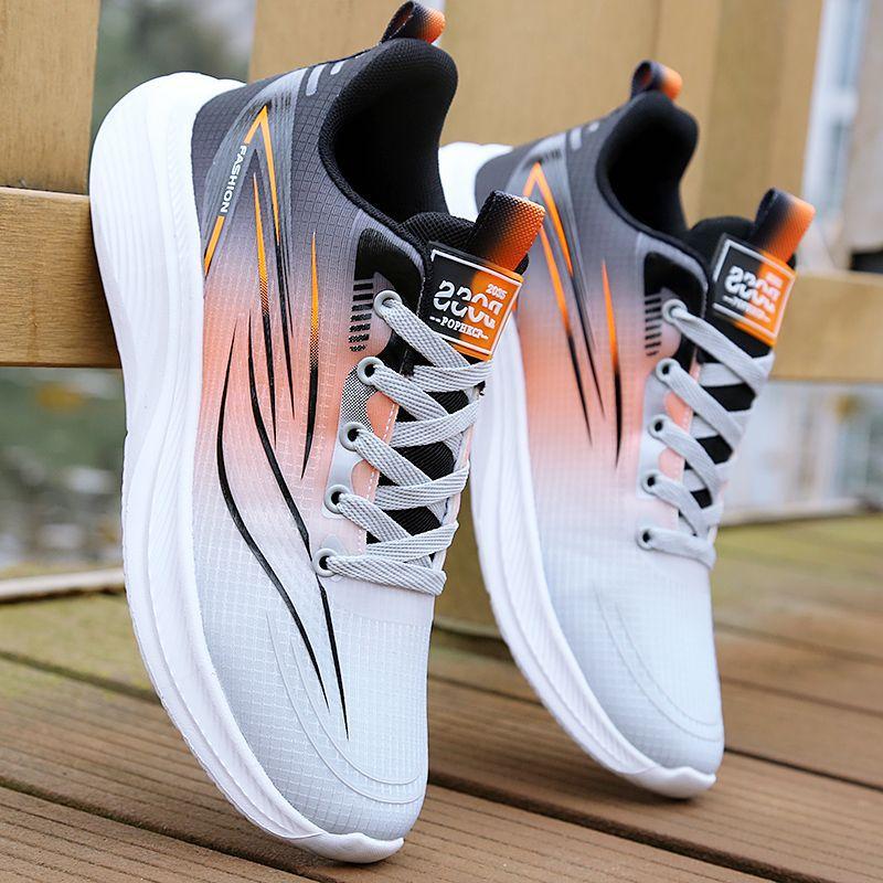 2026 spring new men's shoes ultra-light running shoes deodorant mesh shoes male students breathable men's sports and leisure shoes