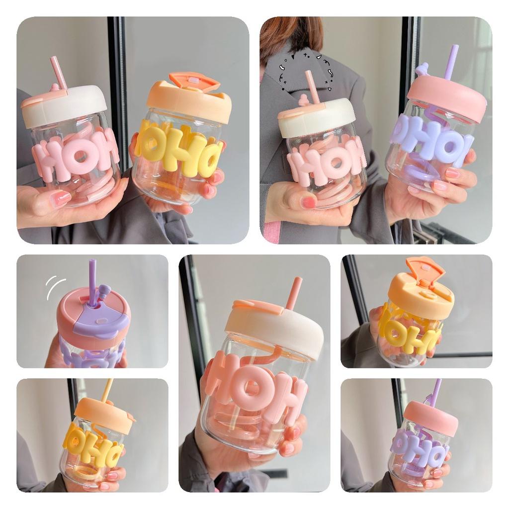 Durable And Trendy Transparent Water Bottle, Ideal For Office, Bar, Restaurant, And More!