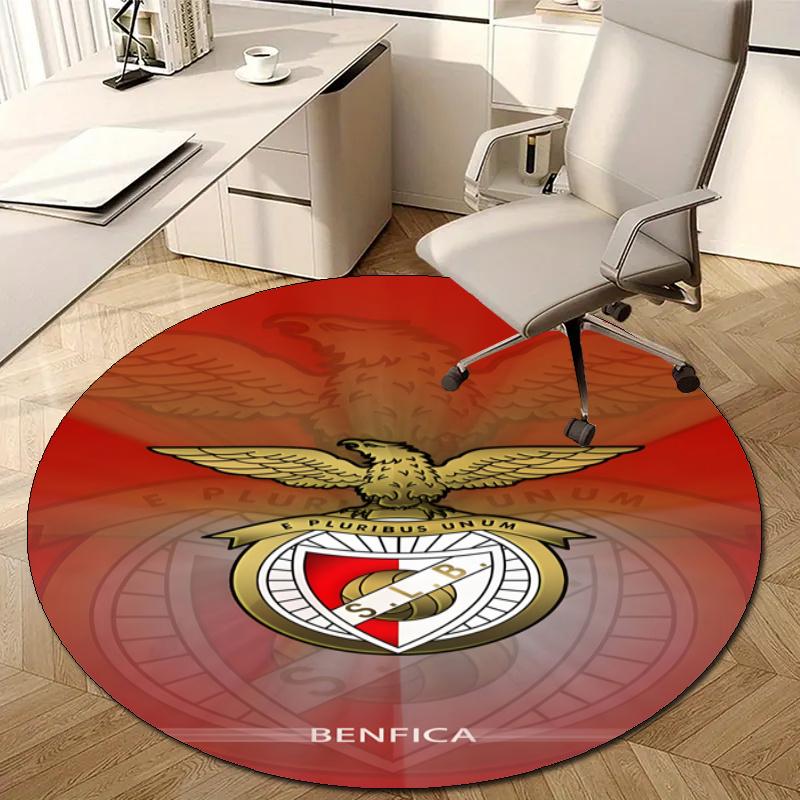 Personalized B-Benfica Round Chair Office Rug - Perfect for Mat, Office Chair & More - Ideal Gift for Birthdays and Holidays