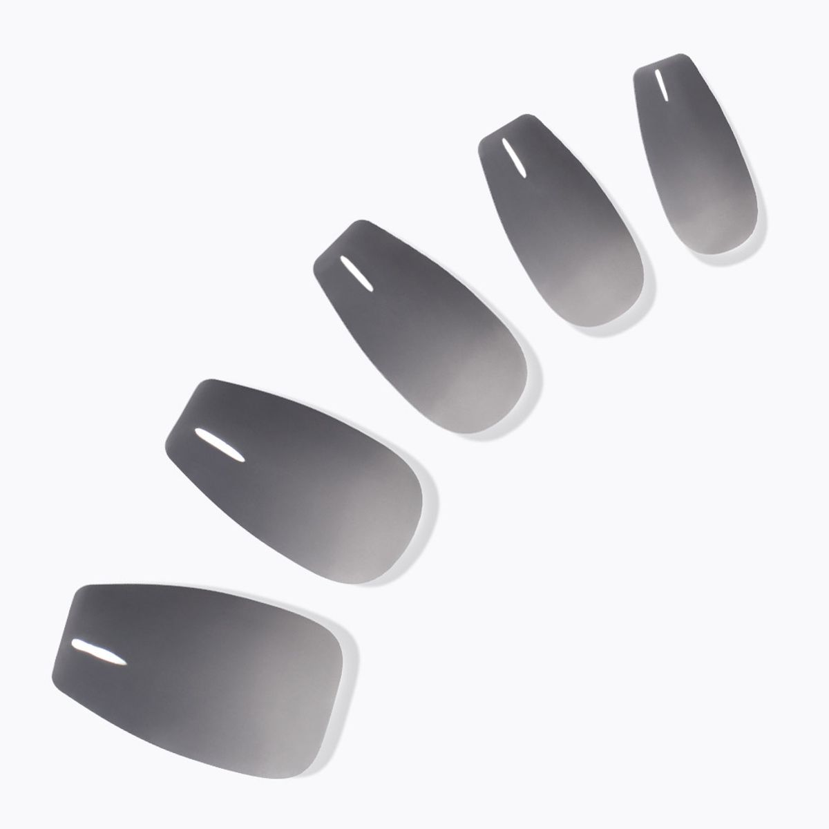 Dashing Diva Magic Press Grayish Shade (Coffin) Nail Tips